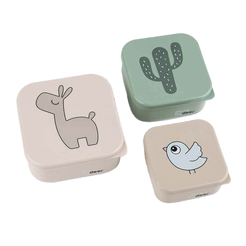 Done by Deer snackbox Lalee beige mix, 3 stuks