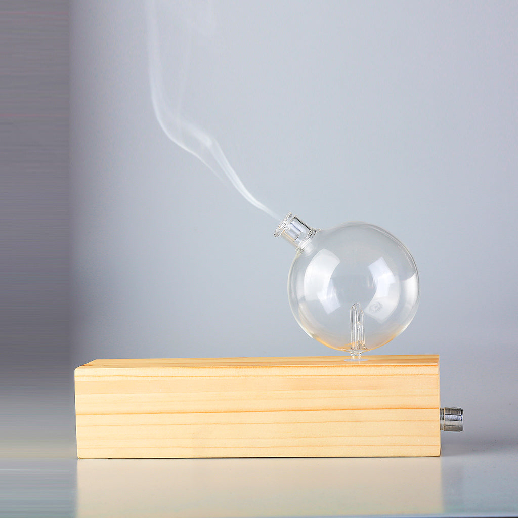 Geo‑serie “Oblong” vernevelaar | Waterloze aromadiffuser | Zonder plastic, pure etherische olie‑verneveling