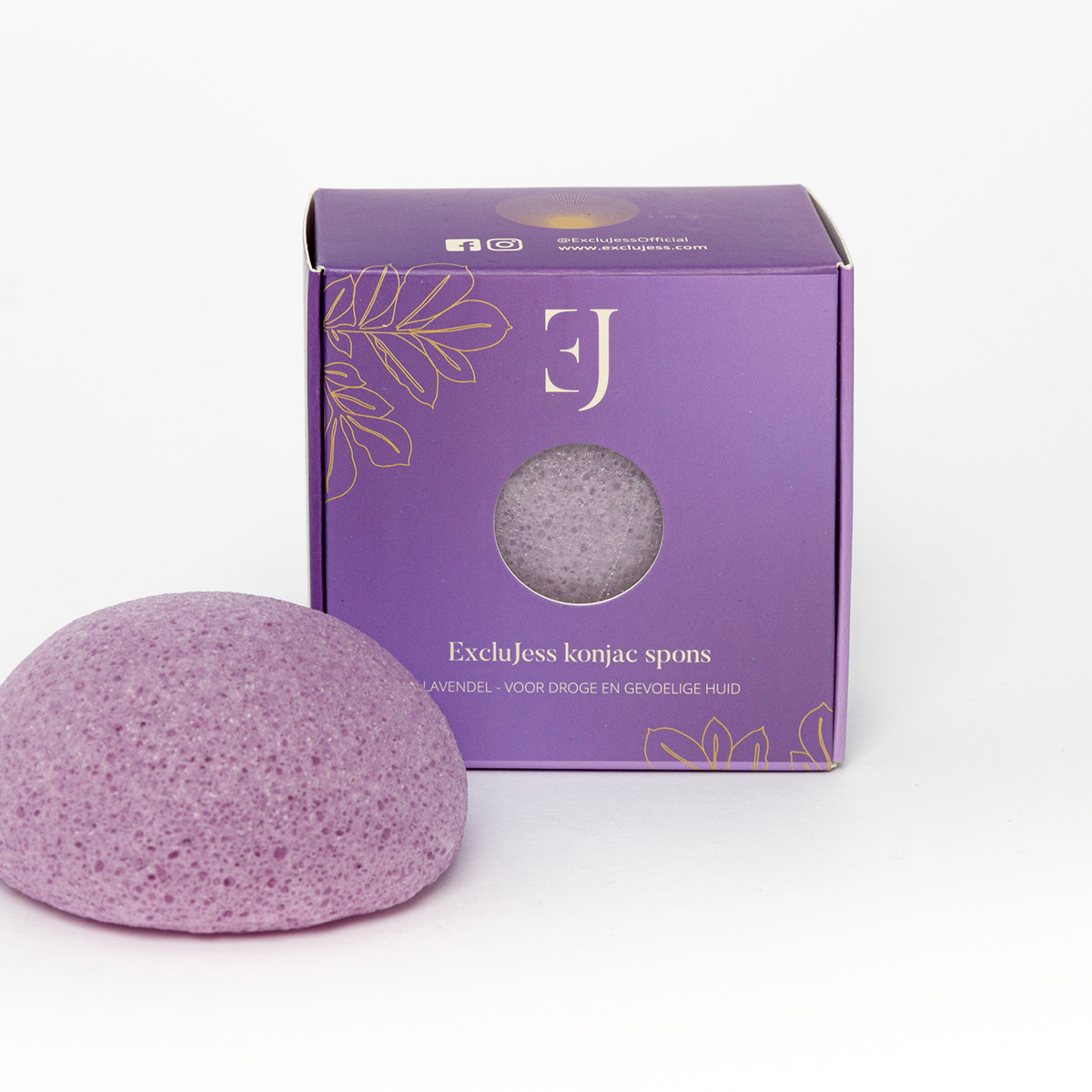 Lavendel konjac spons ExcluJess